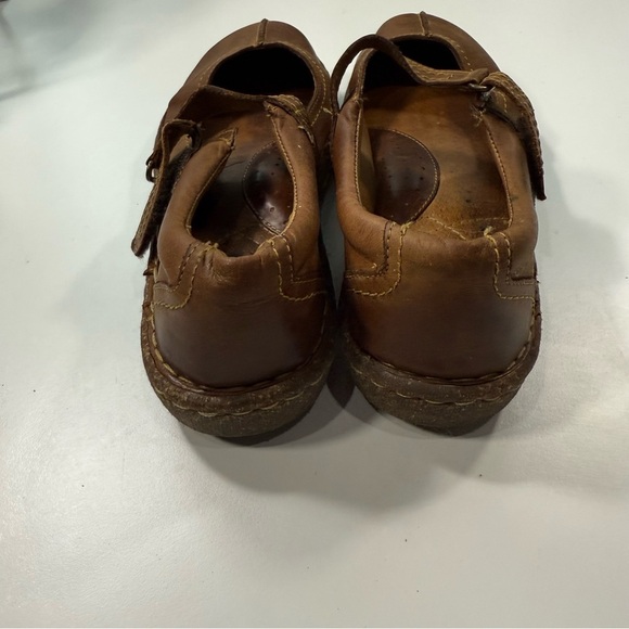 Born Mary Jane Brown Leather Velcro Strap Women’s Size 9.5 - Picture 3 of 11